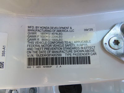 2026 Acura Integra w/A-Spec Package