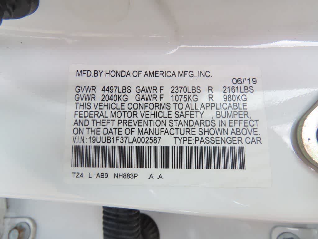 2020 Acura TLX 2.4L FWD