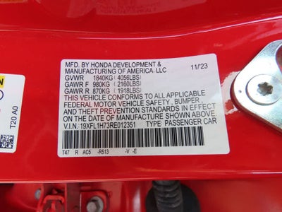 2024 Honda Civic EX-L