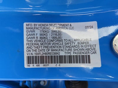 2024 Honda Civic Hatchback Sport