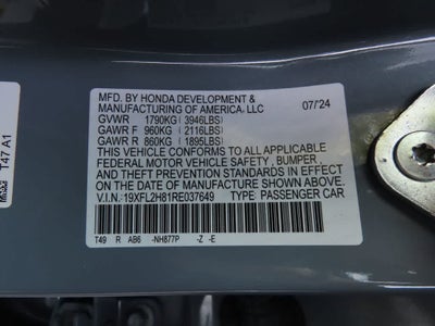 2024 Honda Civic Sport
