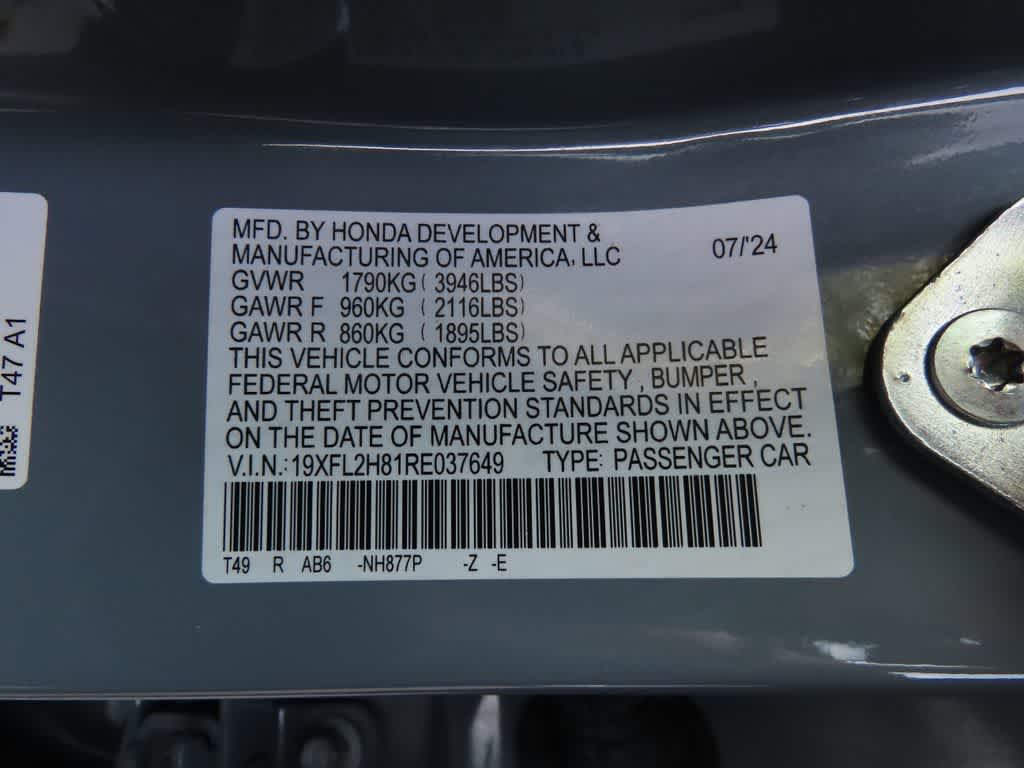 2024 Honda Civic Sport