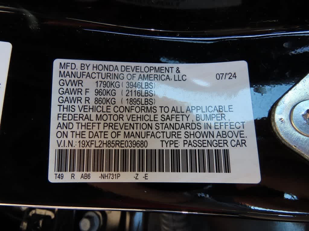 2024 Honda Civic Hatchback Sport