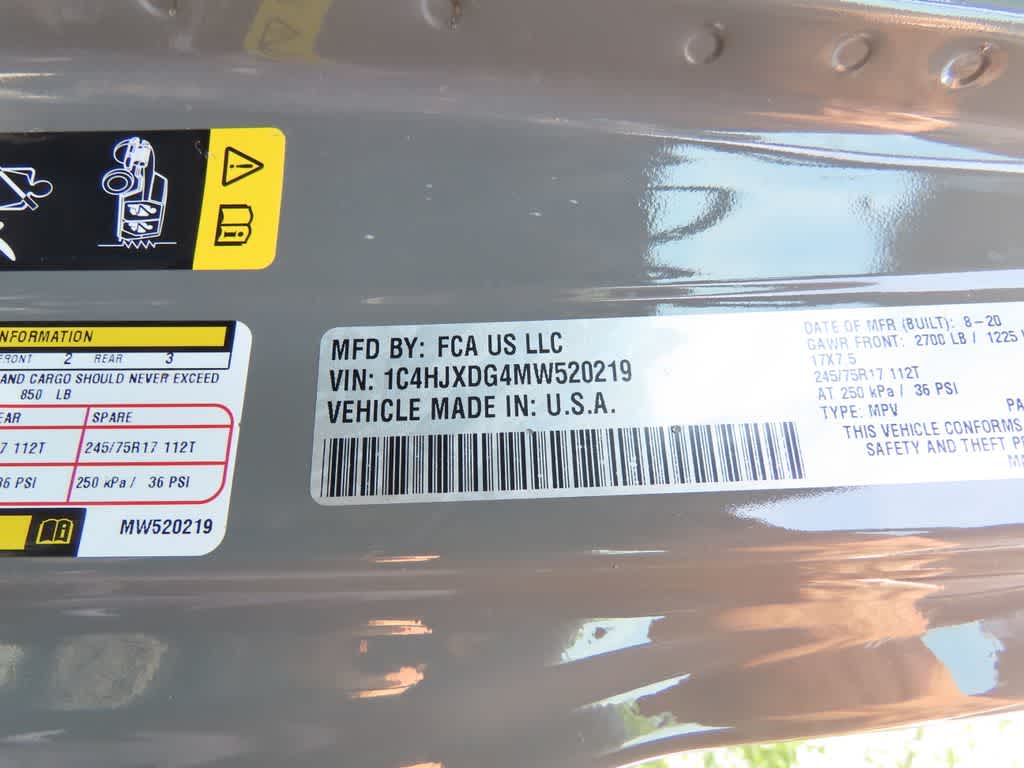 2021 Jeep Wrangler Unlimited Sport