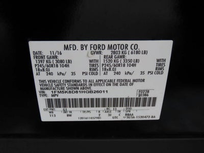 2017 Ford Explorer XLT