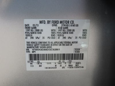 2013 Ford Explorer XLT