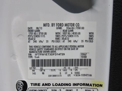 2013 Ford F-150 Platinum