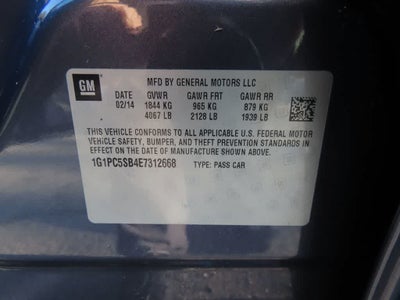 2014 Chevrolet Cruze 1LT