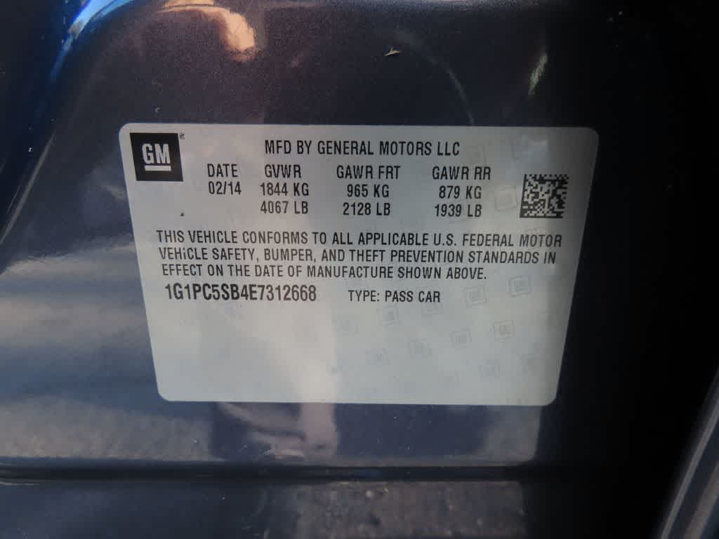 2014 Chevrolet Cruze 1LT