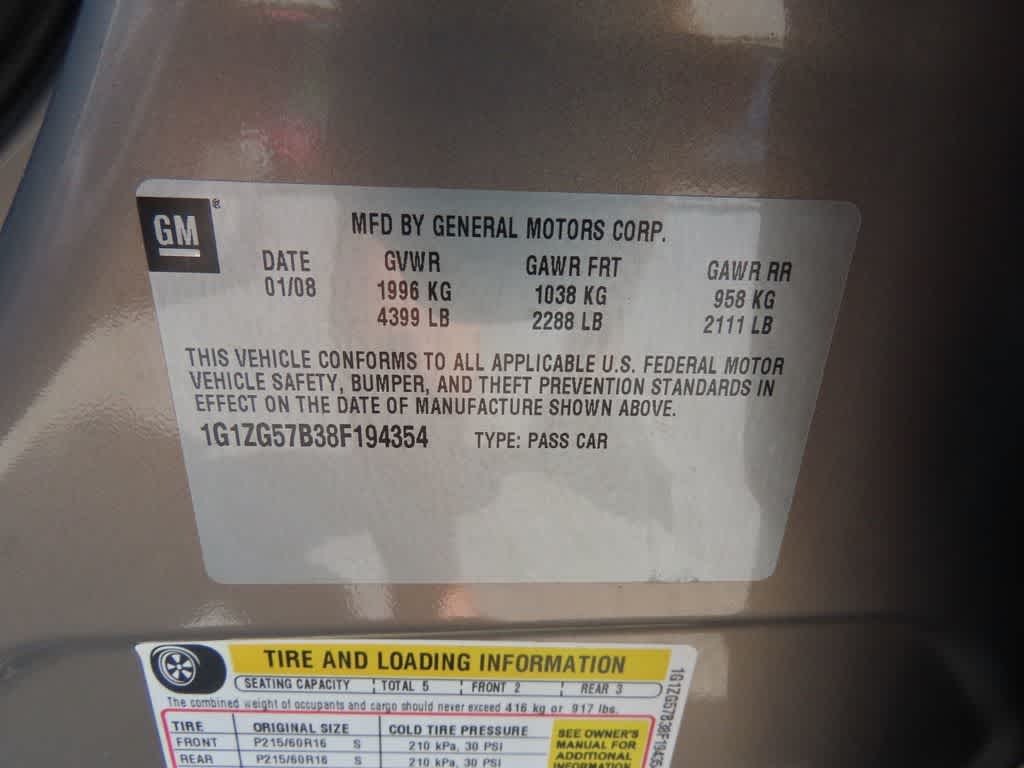 2008 Chevrolet Malibu LS w/1LS