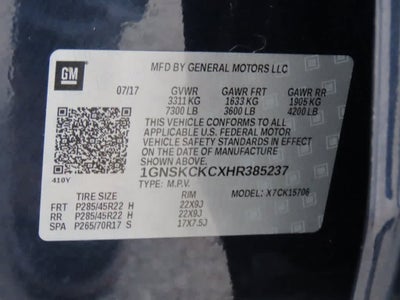 2017 Chevrolet Tahoe Premier