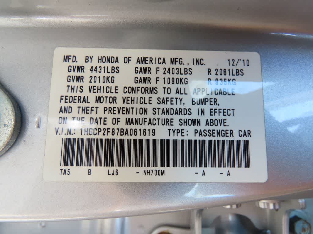 2011 Honda Accord Base
