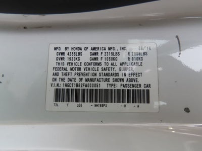 2015 Honda Accord Base