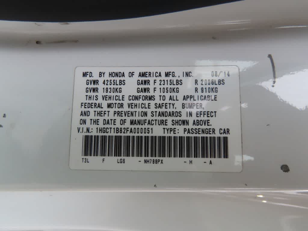 2015 Honda Accord Base