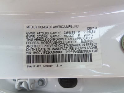 2019 Honda Accord Sport 1.5T