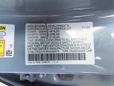 2022 Honda Accord Sport