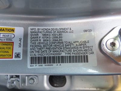 2023 Honda Accord LX