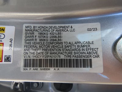 2023 Honda Accord LX