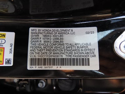 2023 Honda Accord LX