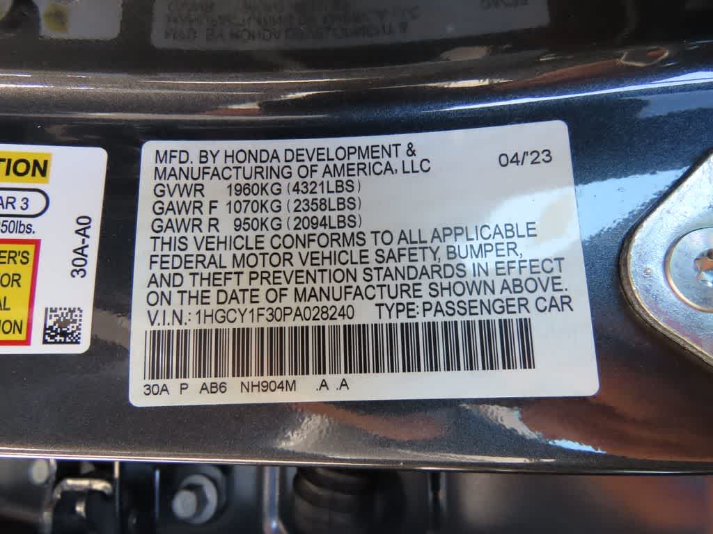 2023 Honda Accord EX