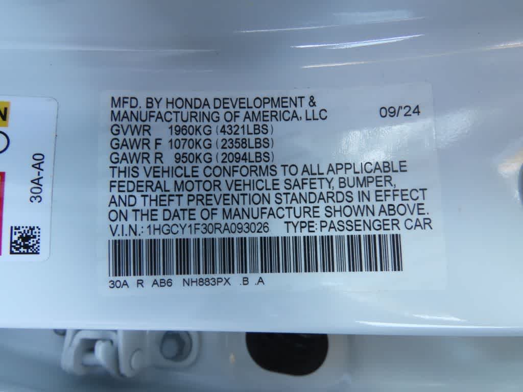2024 Honda Accord EX