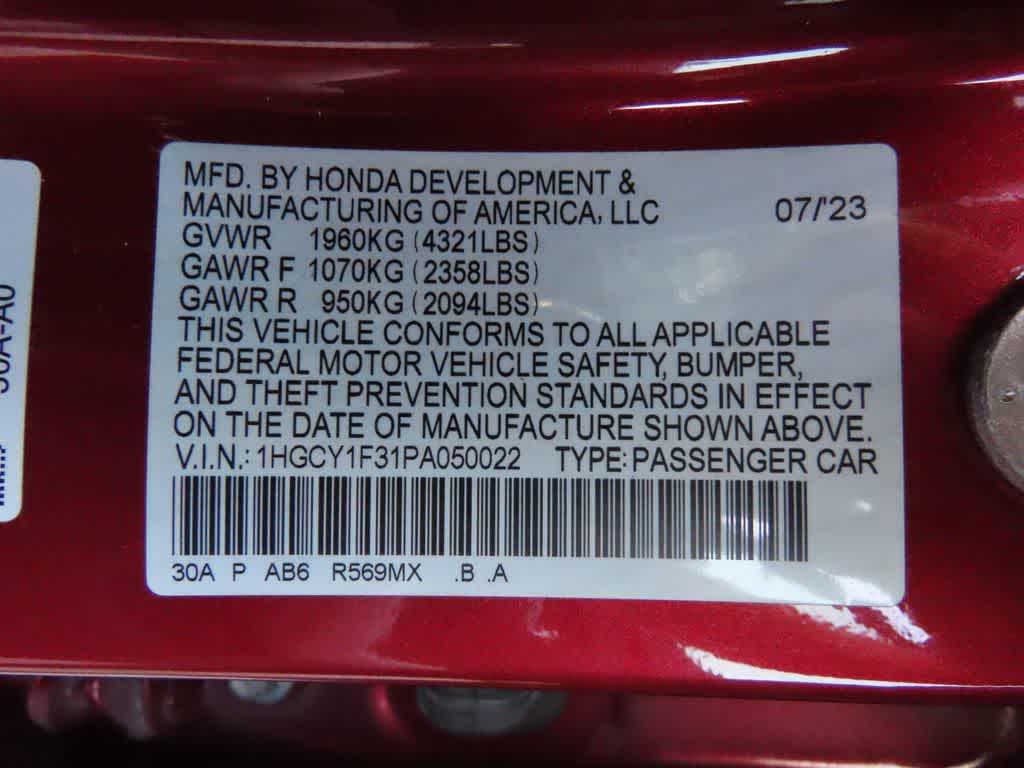 2023 Honda Accord Base