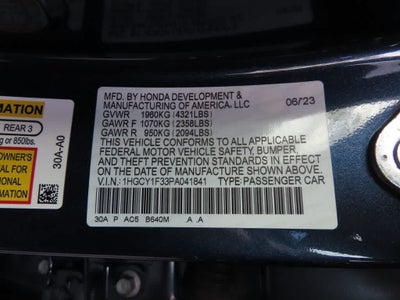 2023 Honda Accord EX