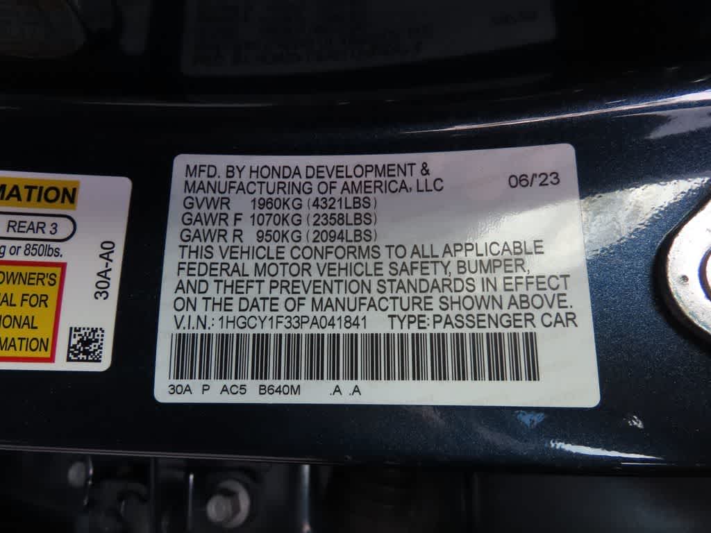 2023 Honda Accord EX