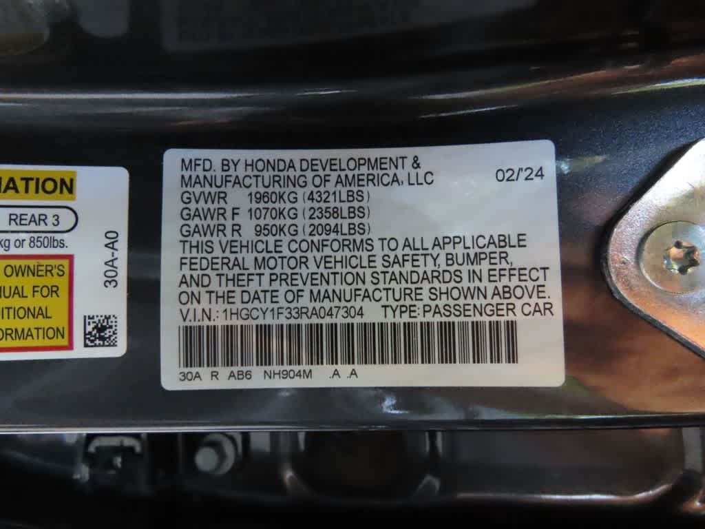 2024 Honda Accord EX