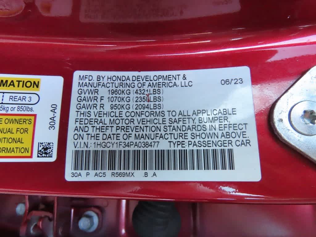 2023 Honda Accord EX