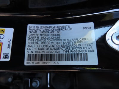 2024 Honda Accord EX