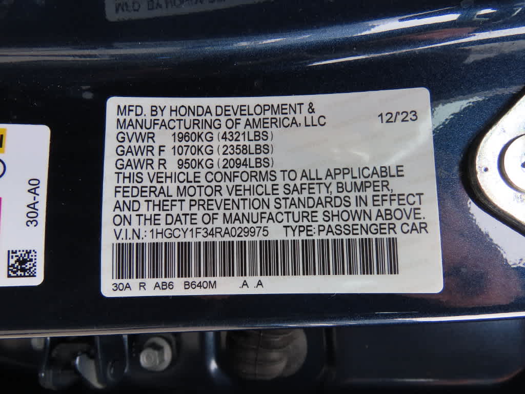 2024 Honda Accord EX