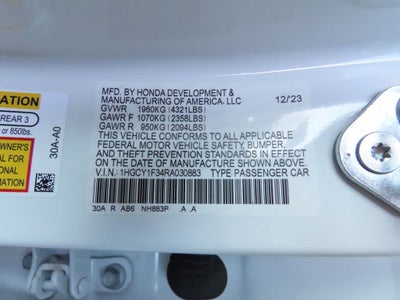 2024 Honda Accord EX