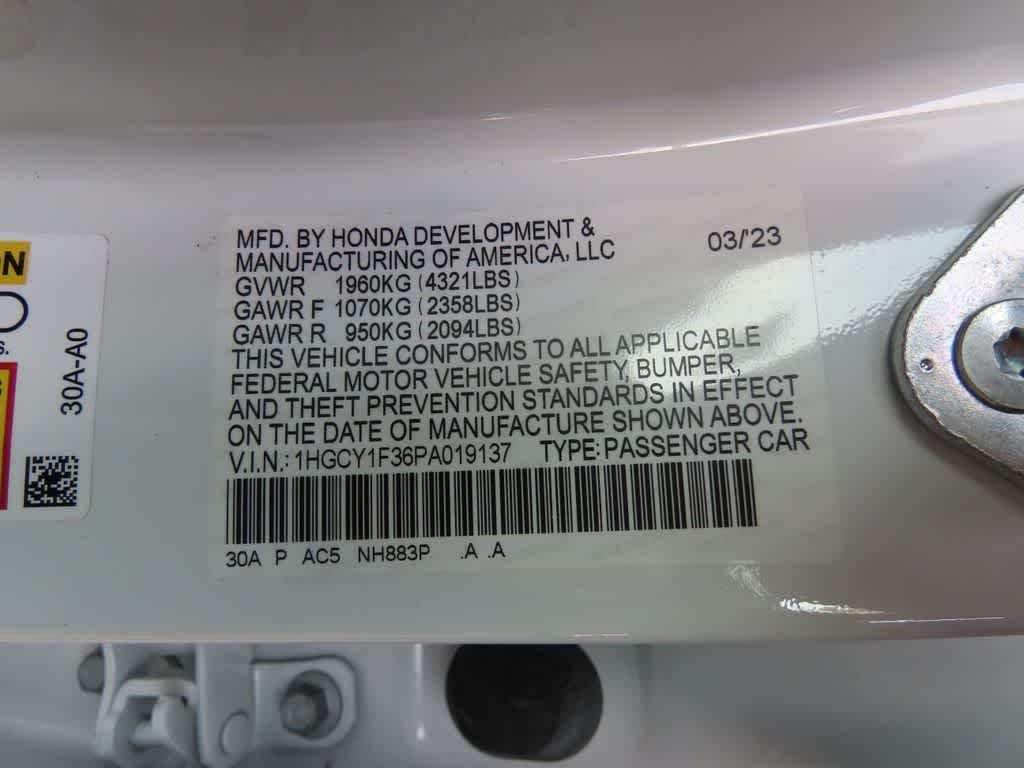 2023 Honda Accord EX