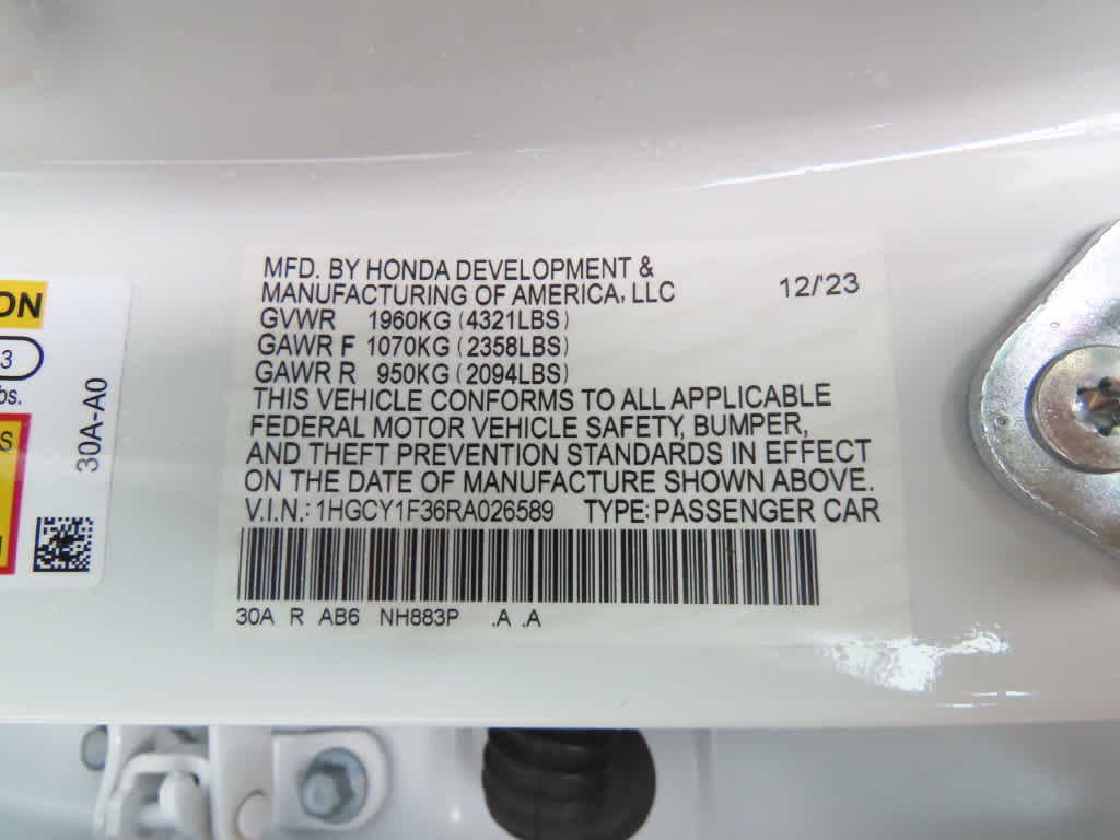 2024 Honda Accord EX