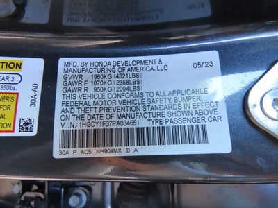 2023 Honda Accord Base