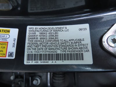 2023 Honda Accord EX