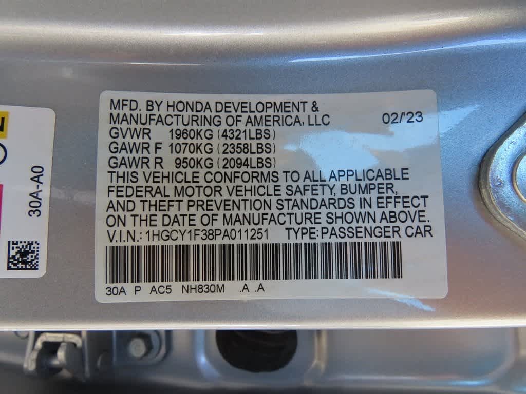 2023 Honda Accord EX