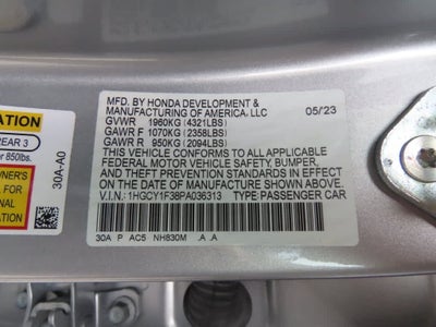 2023 Honda Accord Base
