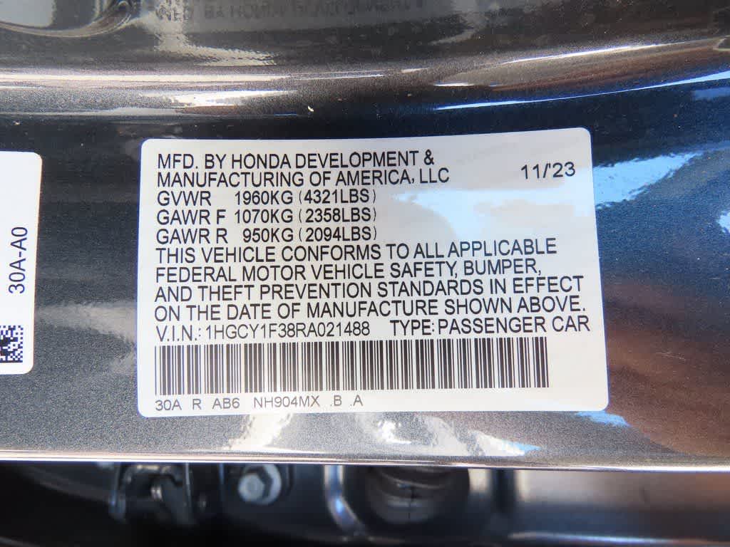 2024 Honda Accord EX