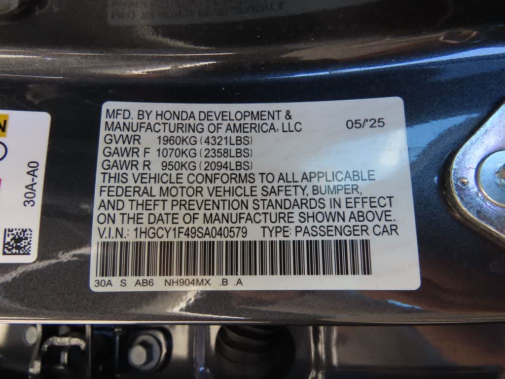 2025 Honda Accord SE