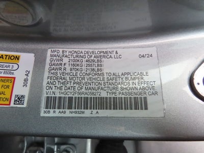 2024 Honda Accord Hybrid Sport