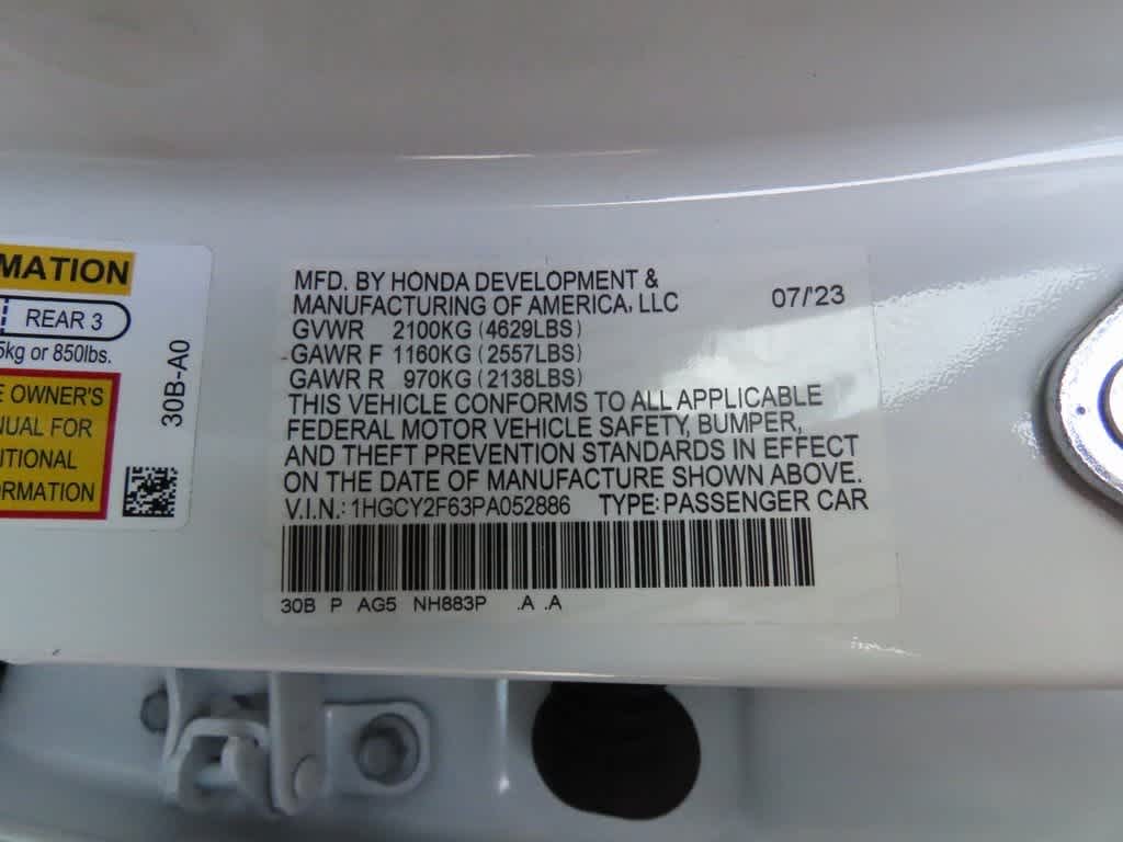 2023 Honda Accord Hybrid Base