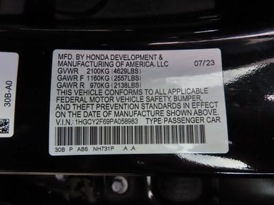 2023 Honda Accord Hybrid EX-L