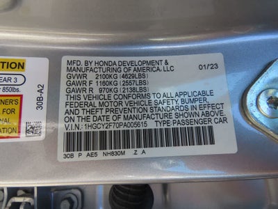 2023 Honda Accord Hybrid Sport-L
