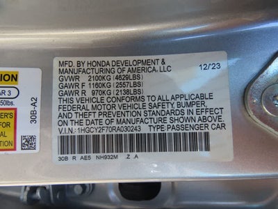 2024 Honda Accord Hybrid Sport-L