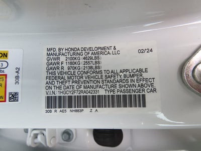 2024 Honda Accord Hybrid Sport-L