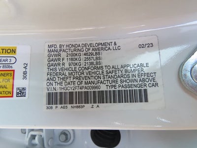 2023 Honda Accord Hybrid Sport-L