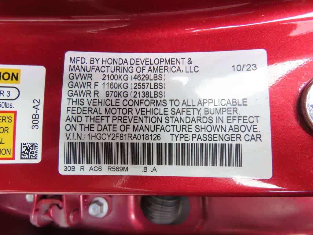 2024 Honda Accord Hybrid Touring