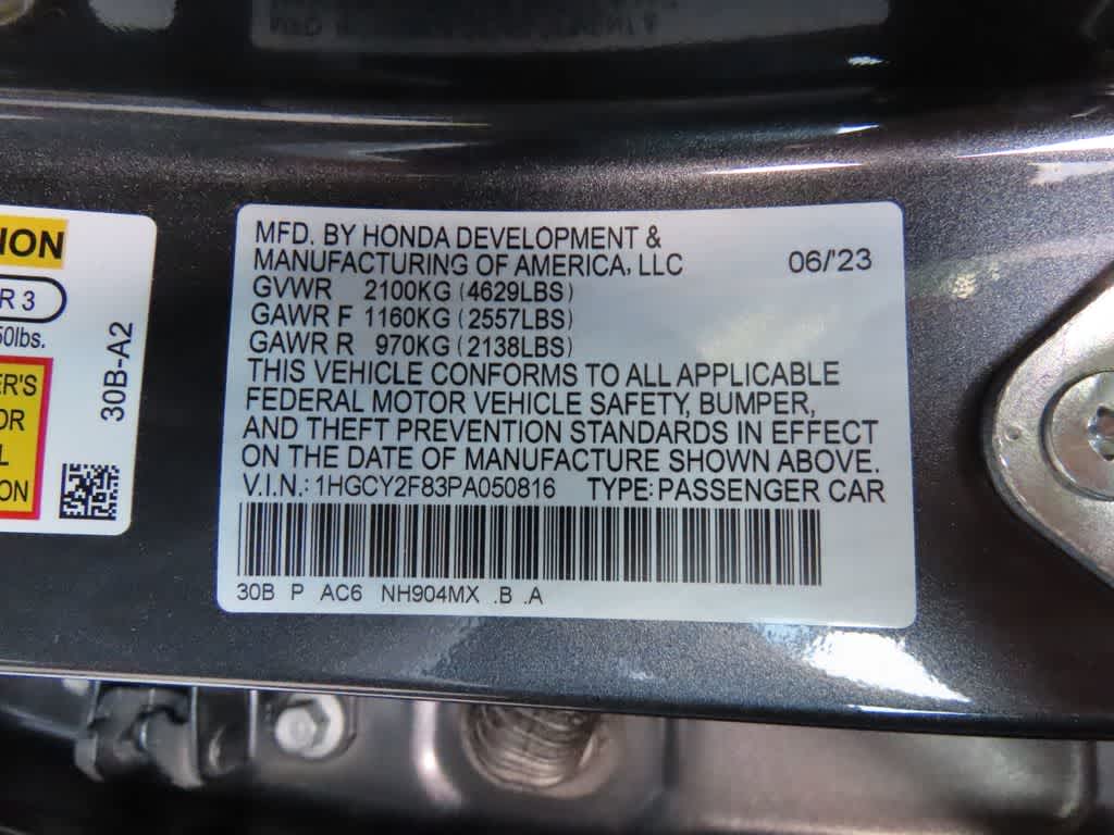 2023 Honda Accord Hybrid Base